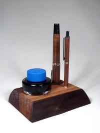 Füller + Druckbleistift Nuss