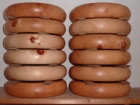 Suppenteller Zirbenholz DM 25cm, Höhe 6cm_nach Kundenvorgabe