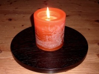 Kerzenteller Wenge